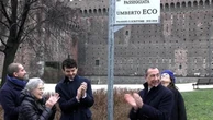 Inaugurata a Milano la "Passeggiata Umberto Eco" nel decennale della scomparsa dell'intellettuale