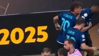Mondiale per club, l'interista Dumfries scappa negli spogliatoi inseguito da Acuña del River