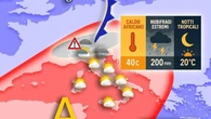 Previsioni meteo, il clima del XXI secolo: caldo africano, notti tropicali e nubifragi estremi