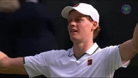 Wimbledon, il match point di Sinner che batte Kecmanovic in cinque set
