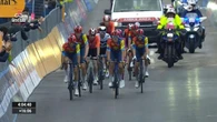 Giro, Giulio Ciccone costretto al ritiro per la caduta di Gorizia: “Così fa male”