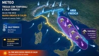Tregua con temporali e calo termico: ma tra fine mese e inizio Agosto nuova ondata di caldo intenso