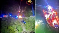 Auto cade nel lago di Como dalla statale Regina: morto un uomo, grave la donna che era con lui