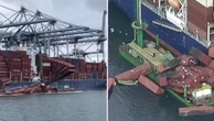 Stati Uniti, decine di container cadono dal cargo a Long Beach: il video