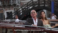 Bezos intercettato in laguna con Lauren: "Venezia è così bella che sembra non poter esistere"