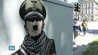 Milano. Hitler con la kefiah, il murale sul percorso del corteo Pro Pal