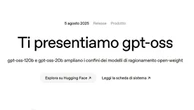 GPT-OSS com’è il modello “open-weight” (che non vuol dire affatto open source) di OpenAI