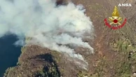 Incendio nel Varesotto, le immagini dall'elicottero dei Vigili del fuoco