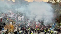 A Oslo migliaia di persone protestano per la partita della Norvegia contro Israele