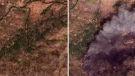 Le immagini satellitari prima e dopo: ecco come gli incendi devastano Spagna e Francia