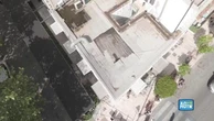 Terracina, crolla il tetto dell'Essenza: le riprese dall'alto mostrano un cedimento impressionante