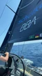 A bordo di Hatari durante il Mondiale Swan 50