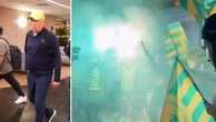 Calcio: Carlo Ancelotti in Brasile accolto da centinaia di tifosi in festa