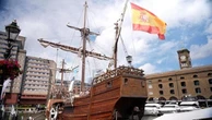 Londra, attraccata sul Tamigi la replica esatta della "Santa Maria" di Cristoforo Colombo