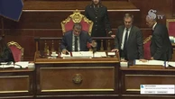 Votazione per Sangiuliano in Senato. Centinaio: "Lasciamo i colleghi nella suspense... Sim Salabim"!