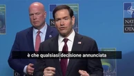 Rubio: "Presenza soldati Usa in Ue verrà rivista. Si sapeva, non è piano scritto su un tovagliolo"