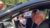 Quirinale, Mattarella a bordo della nuova Ferrari Luce