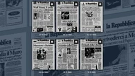 Le prime pagine di Repubblica, dal 1986 al 1995: un sovraccarico di storia