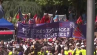 Ginevra, la protesta in piazza comincia prima del G7: cortei, slogan e barche a vela pro Pal