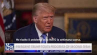 La versione di Trump (alla Fox): "Risolto il problema Nato. Ora arrivano un sacco di soldi coi dazi"