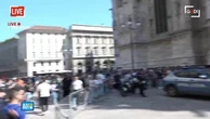 Detenuto in fuga morto suicida - la diretta da piazza Duomo