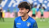 Filippo Grosso in gol col Frosinone alla prima da titolare: è l'anno dei figli d'arte