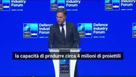 Nato, l'invito di Rutte: "Serve una rivoluzione industriale della difesa"