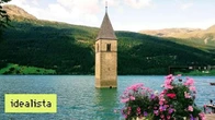 Il campanile sommerso che spunta dall’acqua: scopri dove si nasconde