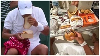 Wimbledon, Tien si sente male in campo e mangia pane. Va in ospedale e ordina hamburger e pollo fritto