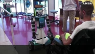 Al Maugeri di Milano ecco Alter-ego, il robot che ti porta l'acqua e ti guida nei reparti