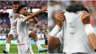 esultanza iran pistola ghiaccio nelle vene maglia sul volto 2-2
