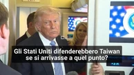 Trump: "Xi mi ha chiesto se difenderemmo Taiwan con la forza. Gli ho risposto che non ne parlo"