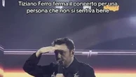 "Stop, qualcuno si è sentito male tra il pubblico": Tiziano Ferro interrompe il concerto a Torino