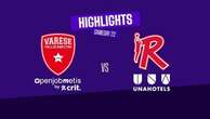 Basket serie A, gli highlights di Varese-Reggio Emilia