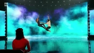 Dalla strada al palco: la danza aerea di Bianca Guaccero e del Duo Fondoux incanta il pubblico