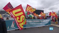 Malpensa bloccata area cargo dai manifestanti per Gaza: "Da qui partono voli con armi per Israele"