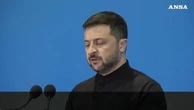 Zelensky: "Serve un piano Marshall per ricostruire l'Ucraina. Contiamo sull'Italia"