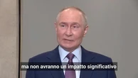 Putin: "Le sanzioni non avranno effetti sulla Russia e faranno danni anche a chi le propone"