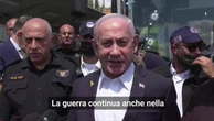 Gerusalemme, Netanyahu sul luogo dell'attentato: "Distruggeremo Hamas e libereremo gli ostaggi"