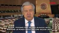 onu guterres bilancio 2024 speranza 2025