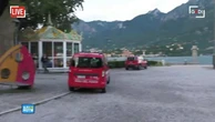 Ruota panoramica abbattuta da un forte temporale a Lecco: in corso verifiche