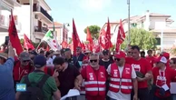 Amendolara, Landini e Schlein alla manifestazione dopo la strage: "Una vergogna che ci riguarda"