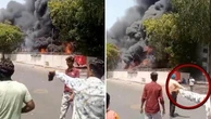 In un nuovo video il momento in cui il superstite dell'Air India si allontana dal velivolo in fiamme