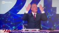 Rainews, il conduttore crede di essere fuorionda e fa un gestaccio contro la regia