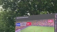 Mondiali, beffa a Istanbul: sul maxischermo un videogioco al posto di Australia-Turchia