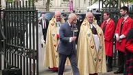 Westminster, l'arrivo di Re Carlo per la cerimonia dell'80o anniversario della vittoria nella II GM