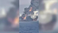 Petroliera in fiamme nello stretto di Hormuz: l'incendio a bordo
