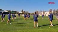 Nations League, l'allenamento degli Azzurri alla vigilia del match contro la Germania