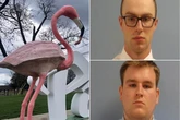 ‘Flamingo felons’ arrested for stealing giant statue of pink bird
