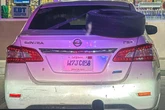 Cops pull over suspect with hand-drawn license plate